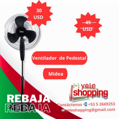 Ventilador de Pedestal Midea