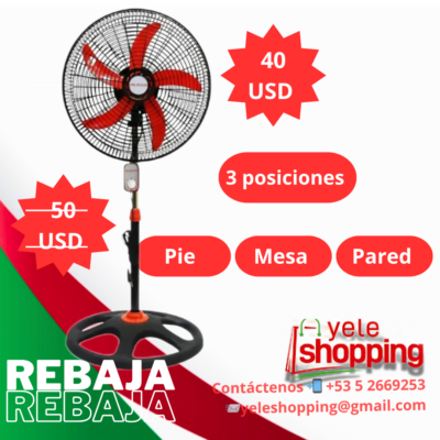 Ventilador Milexus 3 posiciones
