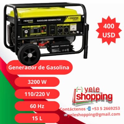 Generador de Gasolina de 3200 W