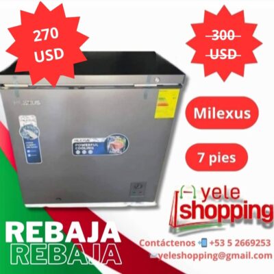Nevera Milexus 7 pies