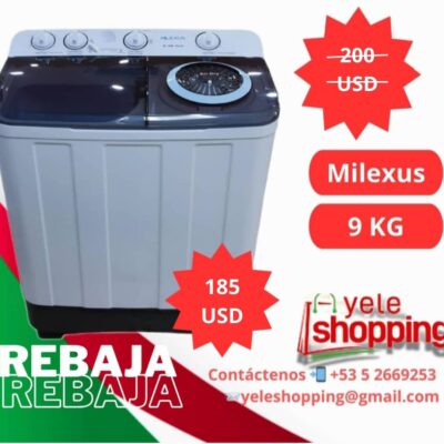 Lavadora Semi-Automática Milexus 9kg