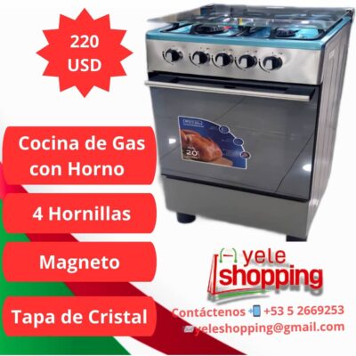 Cocina de Gas con Horno