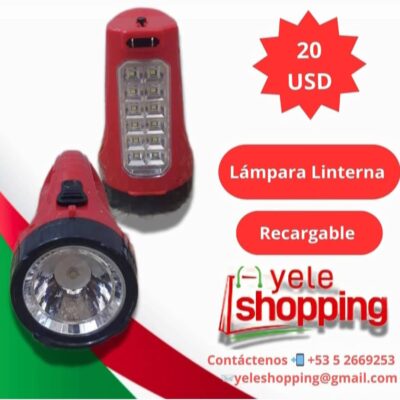 Lámpara Linterna Recargable