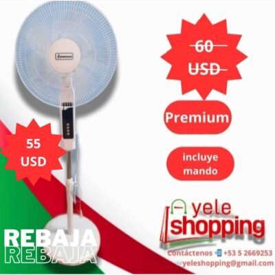 Ventilador Premium de pared 16″