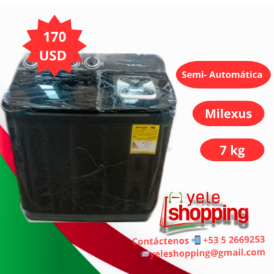 Lavadora Semi-Automática Milexus 7Kg