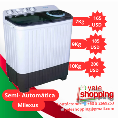 Lavadora  Semi-Automática Milexus 7Kg