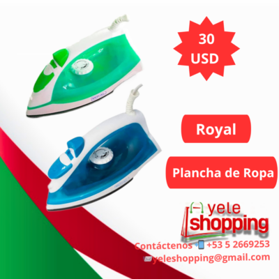 Plancha de Ropa a vapor Royal