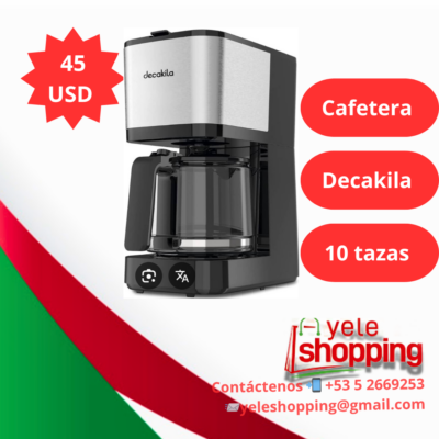 Cafetera Decakila 10 tazas