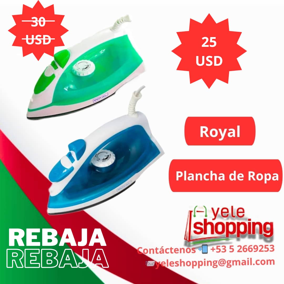 Plancha de Ropa a vapor Royal