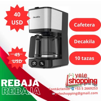 Cafetera Decakila 10 tazas