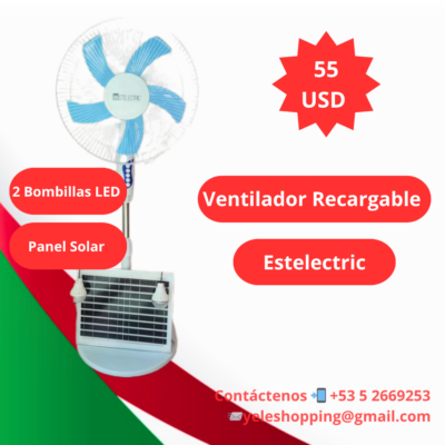 Ventilador Recargable Stelectric