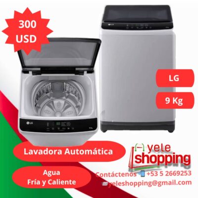 Lavadora Automática LG 9kg