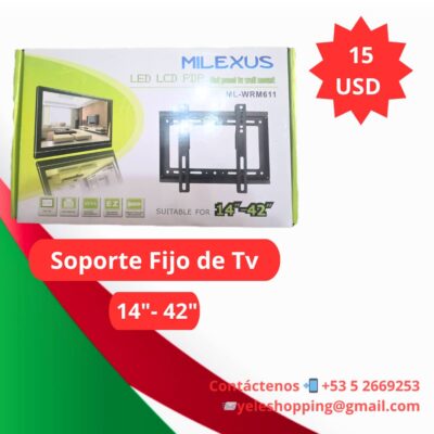 Soporte Fijo de Tv 14″- 42″