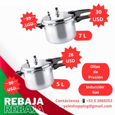Olla de Presión 7L – 3 válvulas