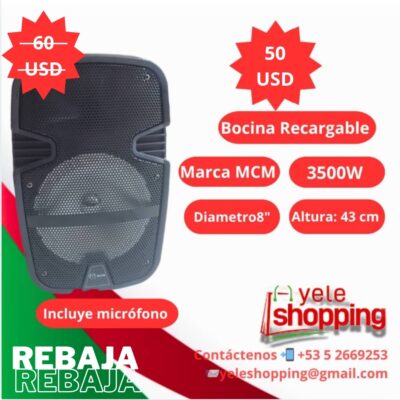 Bocina Recargable