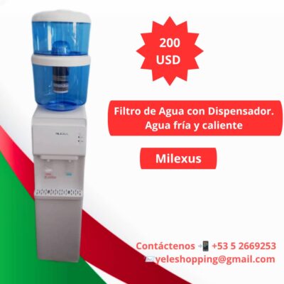 Filtro de agua con dispensador Milexus
