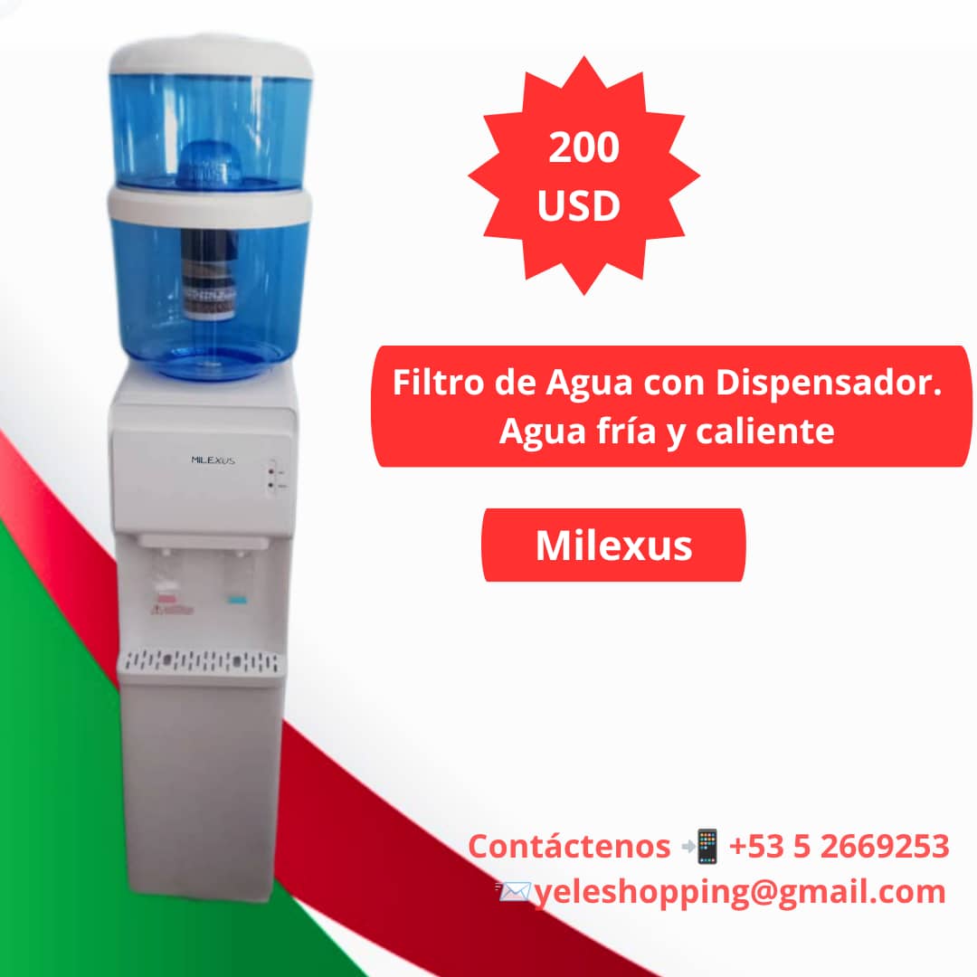 Filtro de agua con dispensador Milexus