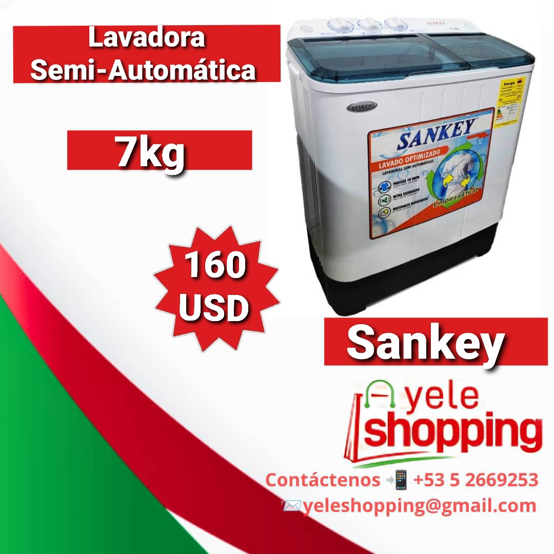 Lavadora Semi – Automática Sankey 7 kg