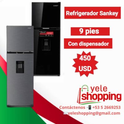 Refrigerador Sankey con dispensador 9 pies