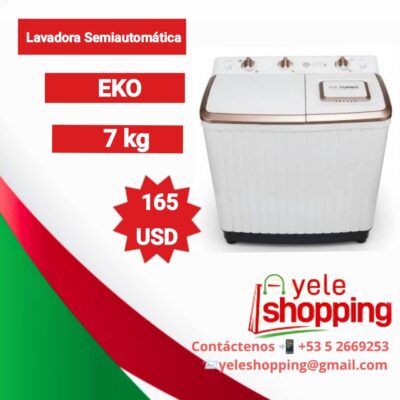Lavadora Semi-Automática EKO 7 kg