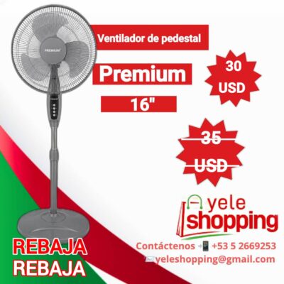 Ventilador de pedestal Premium
