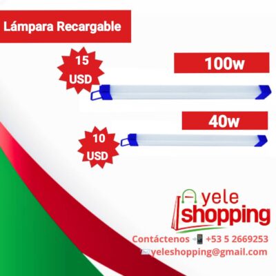 Lámpara recargable Rudenkov 100w
