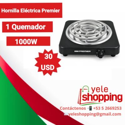 Hornilla Eléctrica Premier 1 Quemador